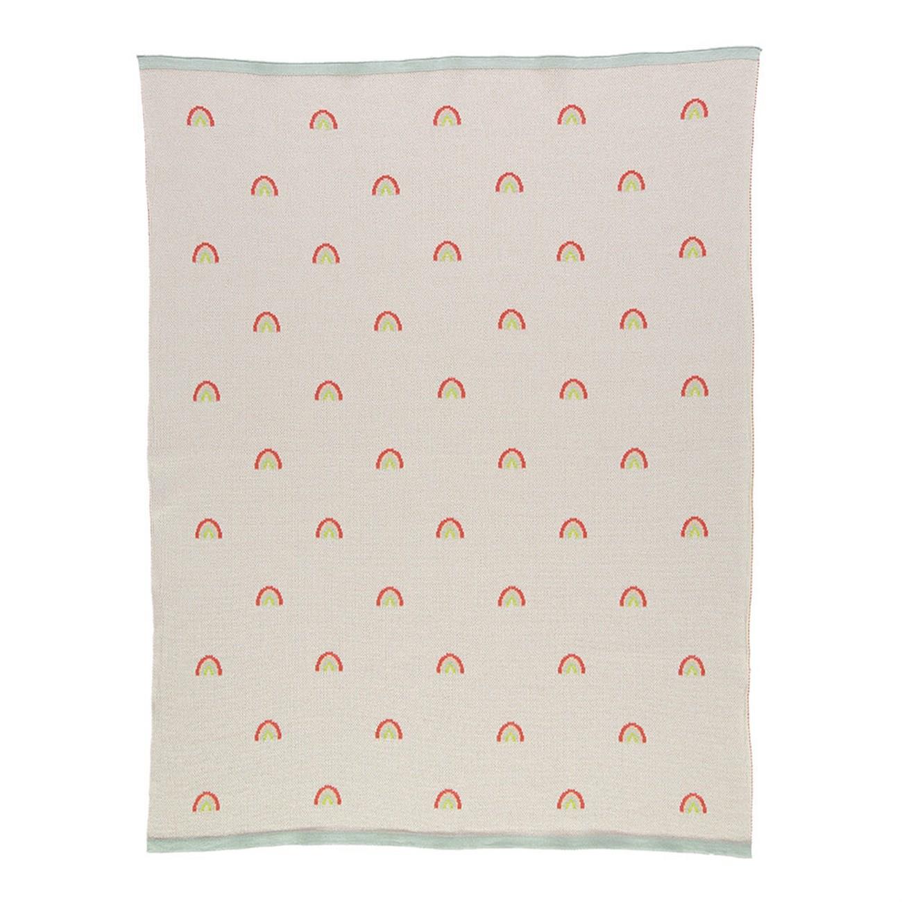 Meri Meri - Rainbow Knitted Blanket - Gökkuşağı Örme Battaniye