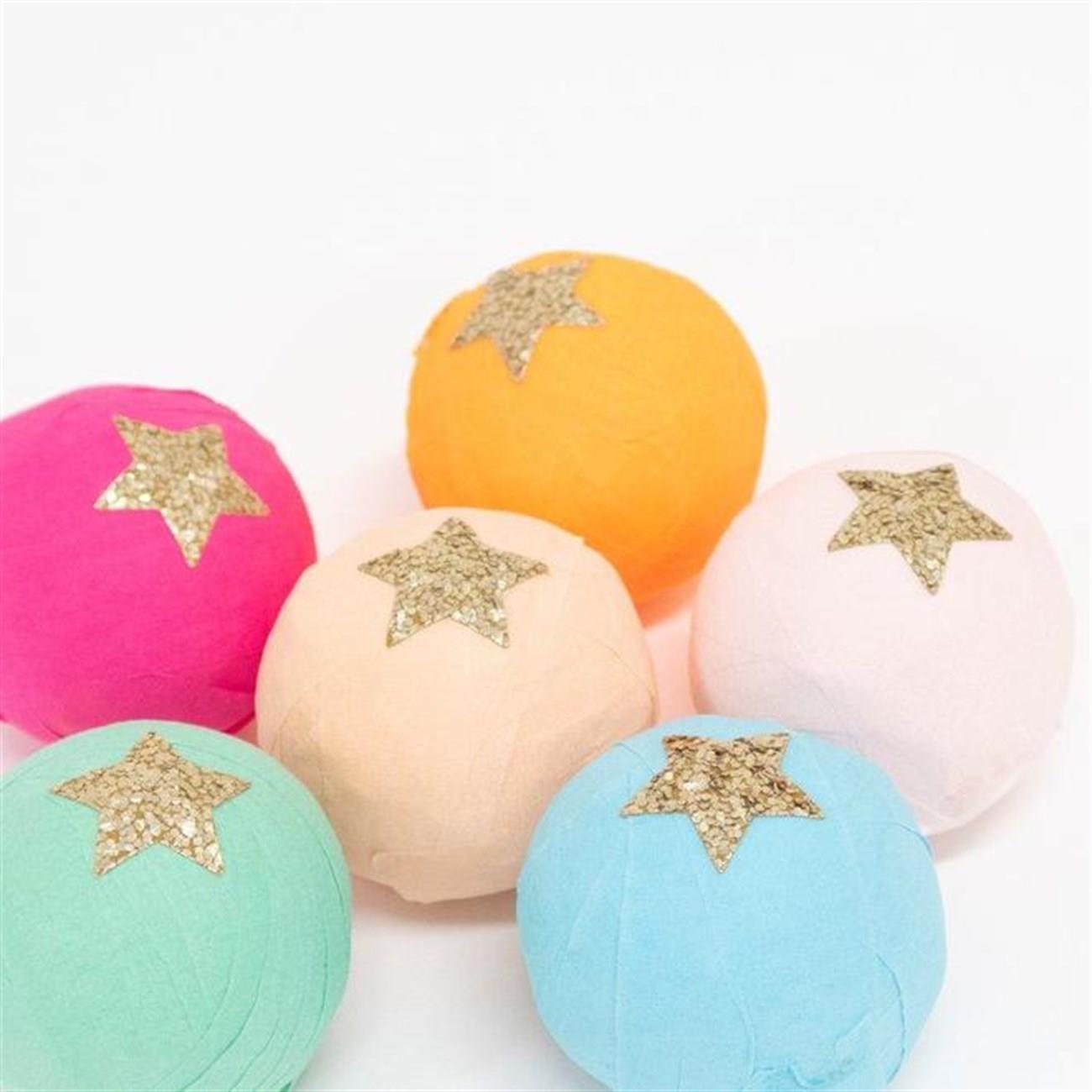 Meri Meri - Rainbow Surprise Balls - Gökkuşağı Sürpriz Topları
