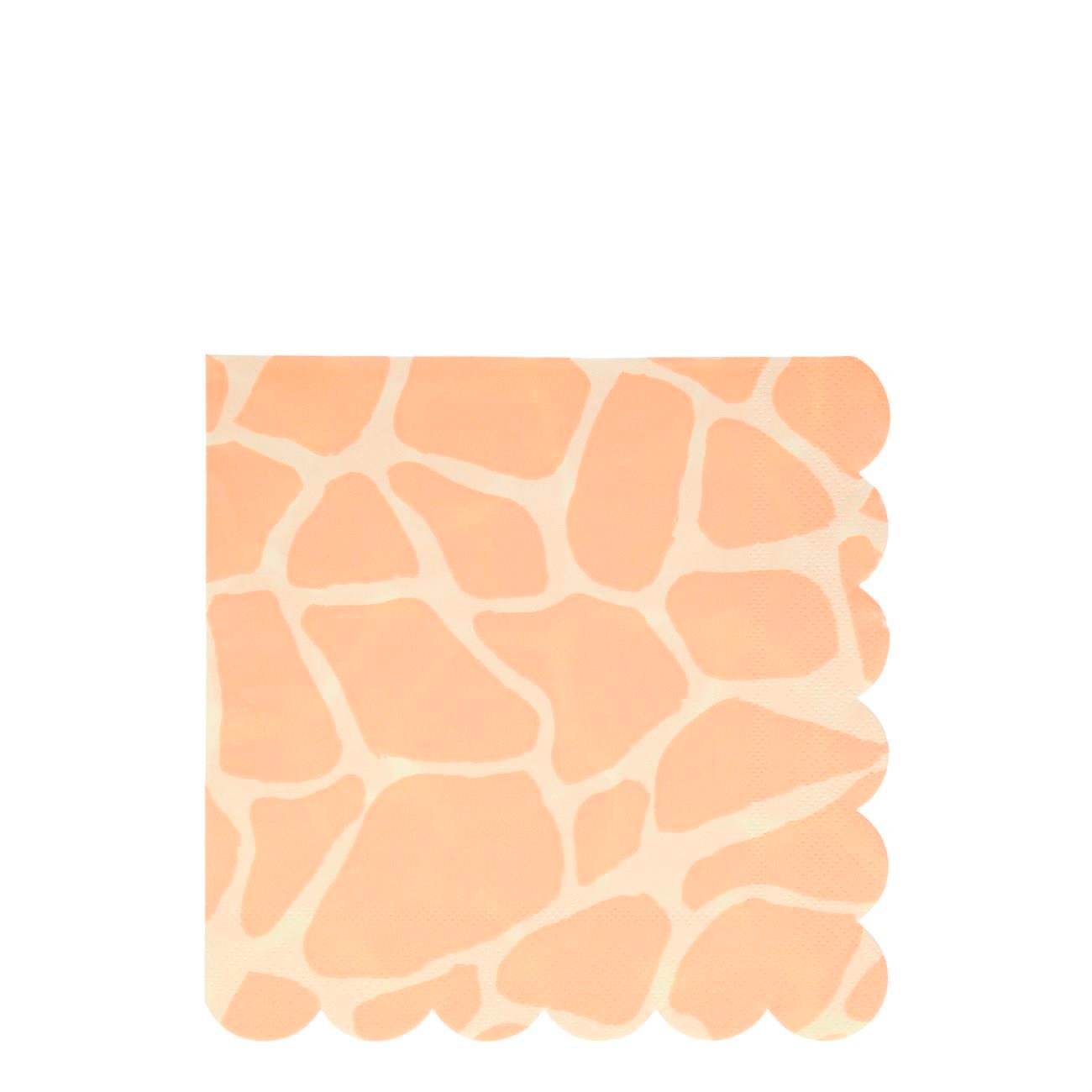 Meri Meri - Safari Napkins - Safari Peçete - L - 16'lı