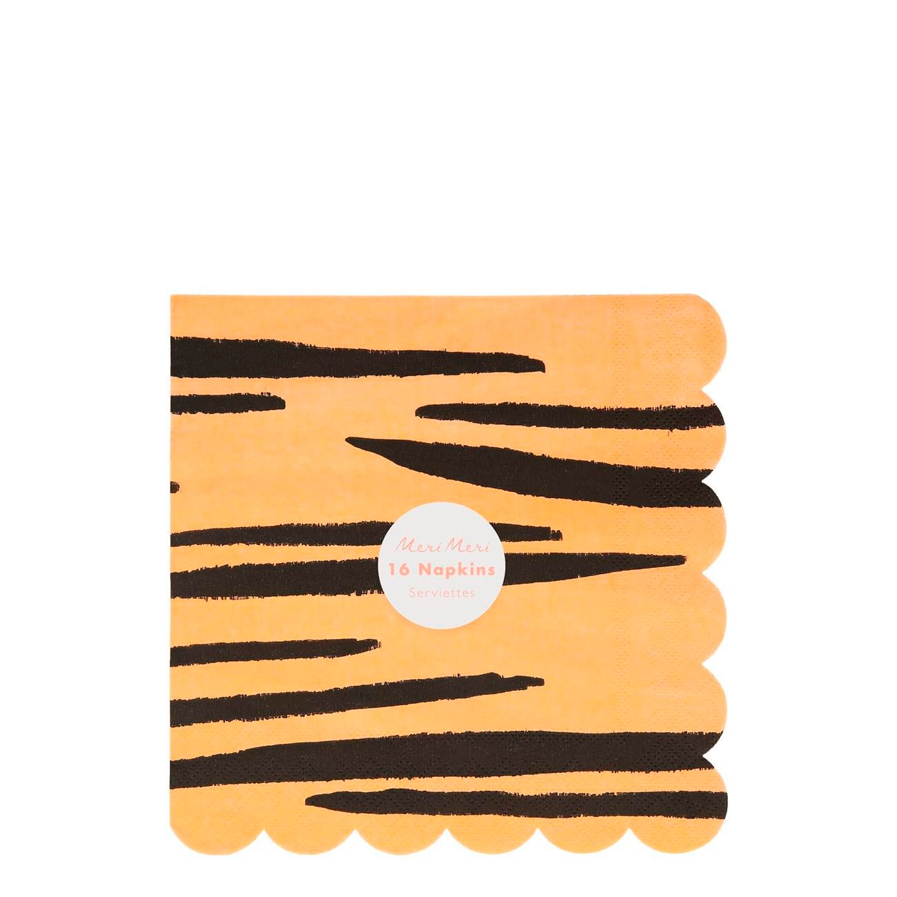 Meri Meri - Safari Napkins - Safari Peçete - L - 16'lı