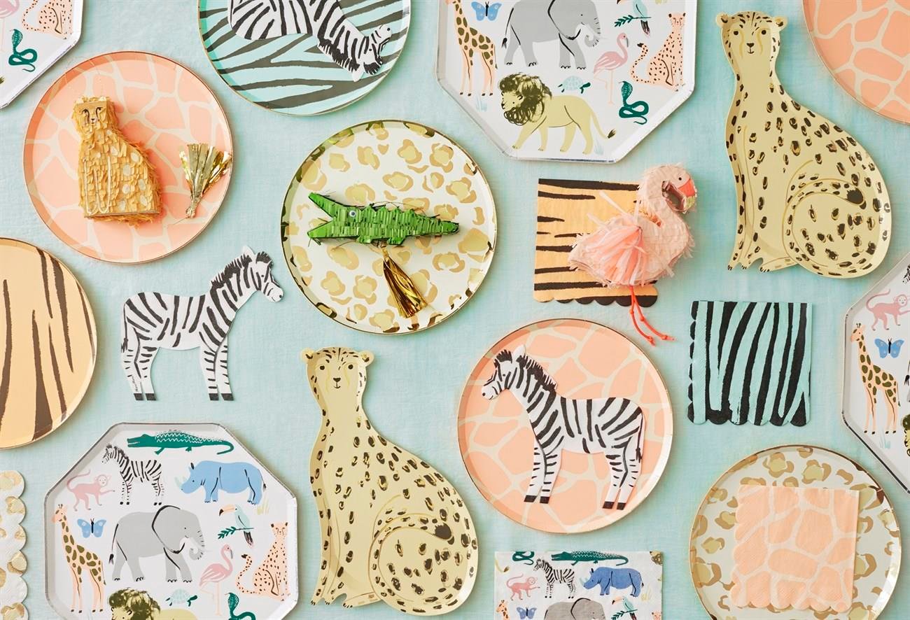 Meri Meri - Safari Napkins - Safari Peçete - L - 20'li