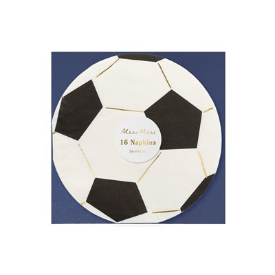 Meri Meri - Soccer Napkins - Futbol Peçeteler - 16'lı