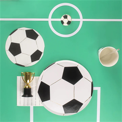 Meri Meri - Soccer Plates - Futbol Tabaklar - 8'li