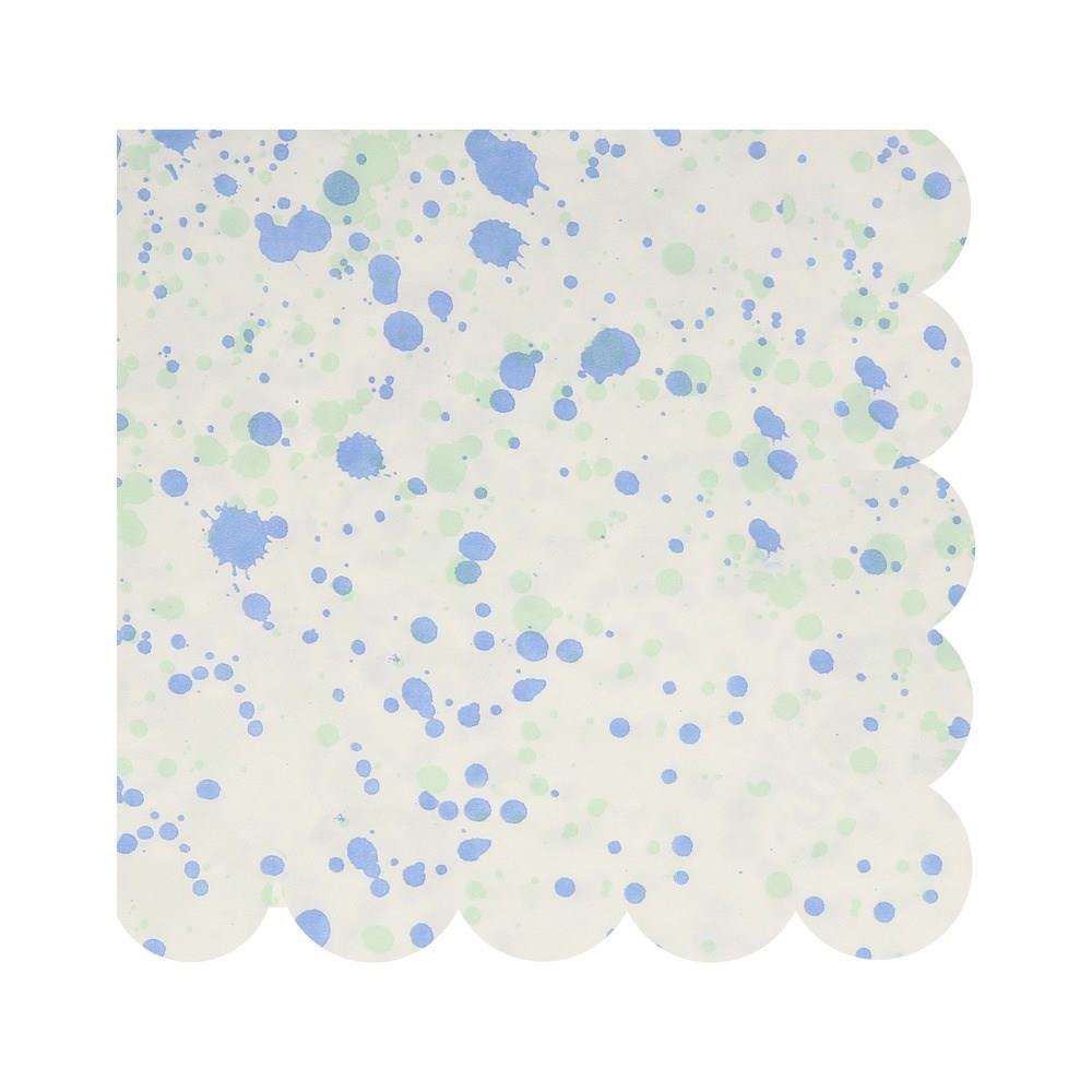 Meri Meri - Speckled Napkins - Noktalı Peçeteler - L - 16'lı