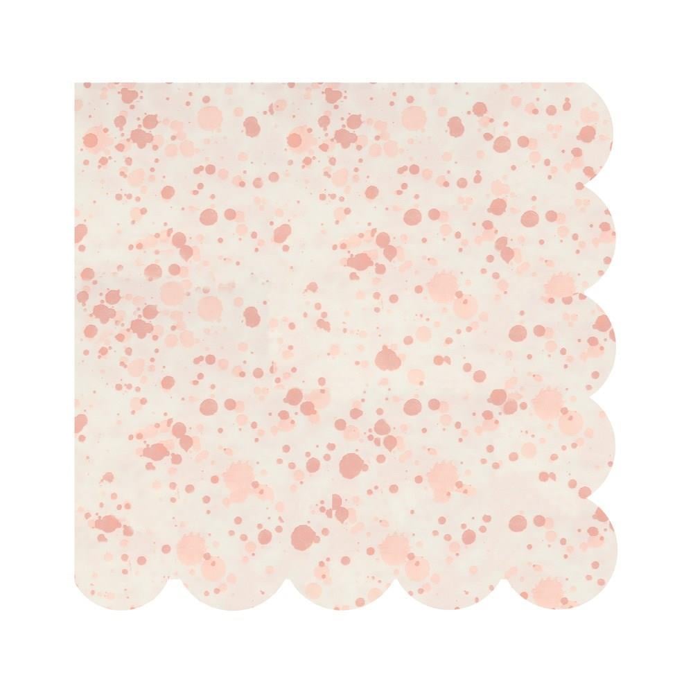 Meri Meri - Speckled Napkins - Noktalı Peçeteler - L - 16'lı