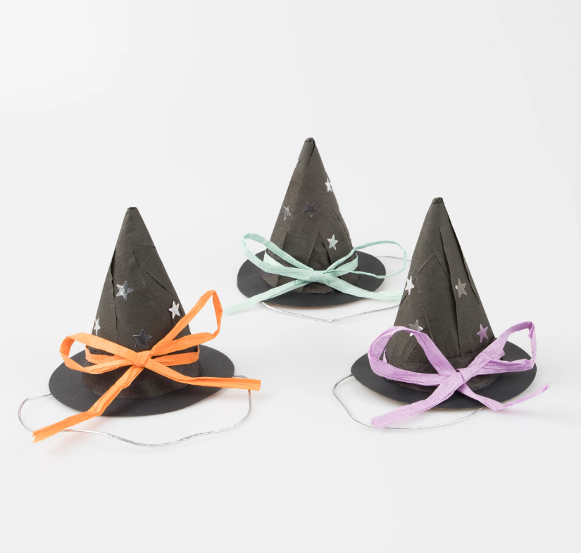 Meri Meri - Surprise Witch Hats - Cadı Şapkası Sürpriz Paketi (3'lü)