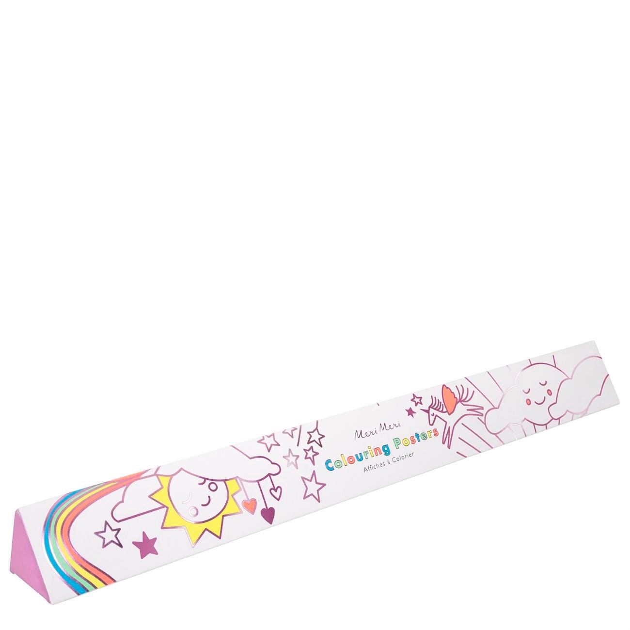 Meri Meri - Unicorn Colouring Posters - Unicorn Boyamalı Poster