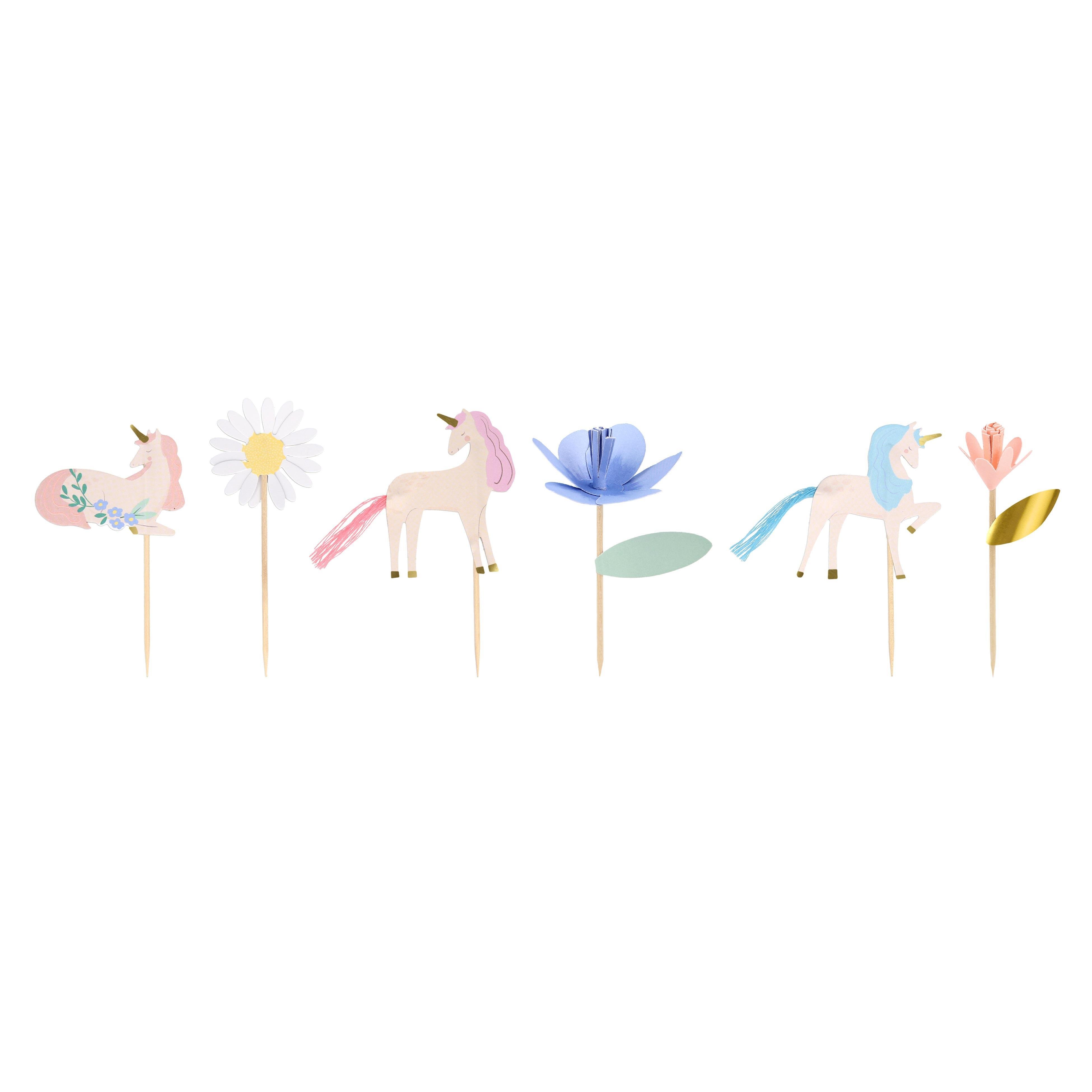 Meri Meri - Unicorn Cupcake Kit - 24 Adet