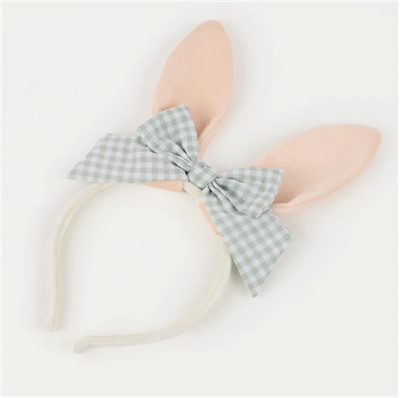Meri Meri - Velvet Pom Pom Bunny Ears - Kadife Pom Pom Tavşan Kulakları