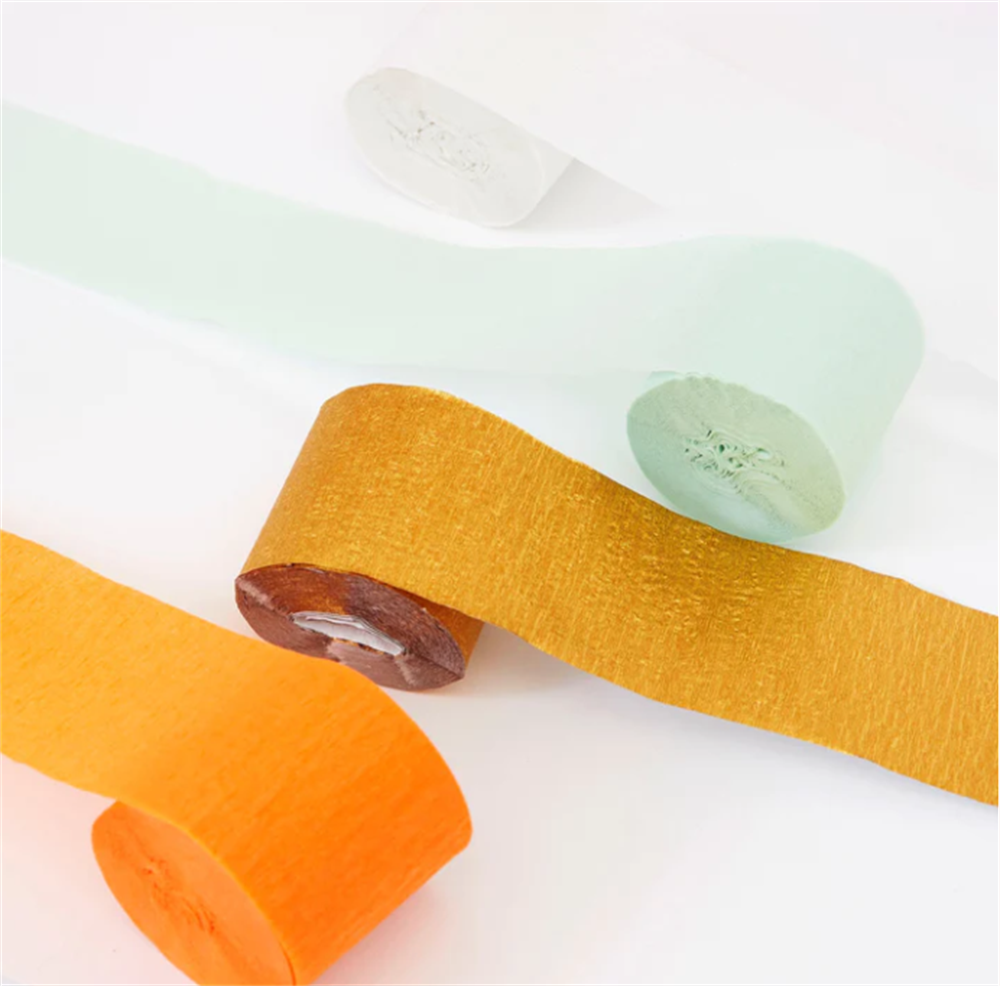 Meri Meri - Vintage Halloween Crepe Paper Streamers - Halloween Kağıt Süsler