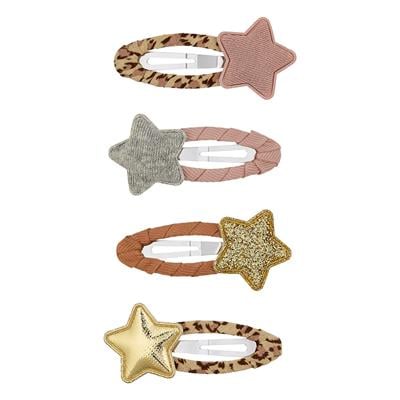 Mimi & Lula Leopard Tokyo Star 4lü Toka Saç Aksesuarları MIMI & LULA
