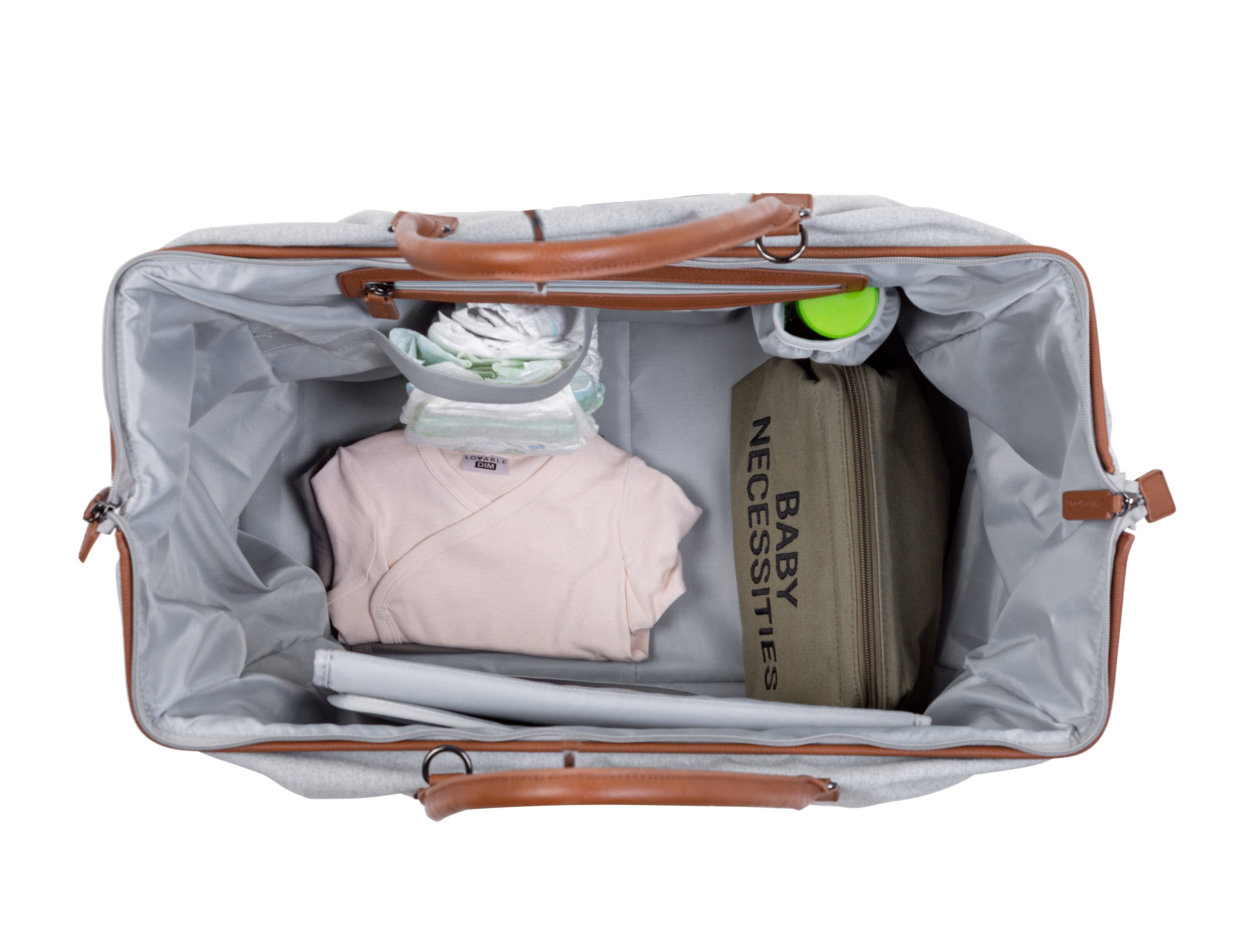 Mommy Bag Çanta, Kanvas Gri Mommy Bag ChildHome