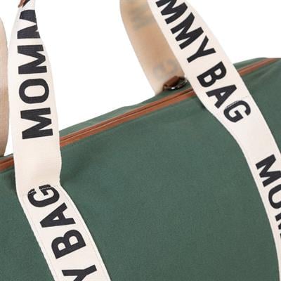 Mommy Bag Çanta, Signature Kanvas Green Mommy Bag ChildHome