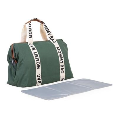 Mommy Bag Çanta, Signature Kanvas Green Mommy Bag ChildHome