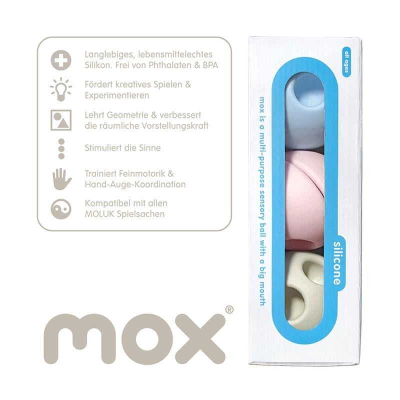 Mox 3-Set Pastel Ice Blue-Baby Pink-Beige