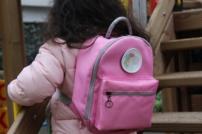 Muca Çocuk Sırt Çantası Gogi, Pembe Çocuk Çantası