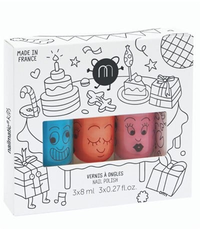 nailmatic Party 301 Tırnak Cilası 3'lü Set Oje & Ruj