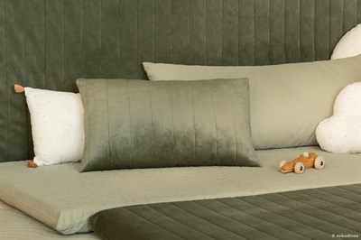 Nobodinoz Akamba Kadife Yastık - Olive Green Yastıklar