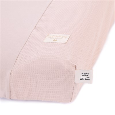 Nobodinoz Alt Değiştirme Minder Kılıfı, Honey Comb Misty Pink Alt Açma Minderi