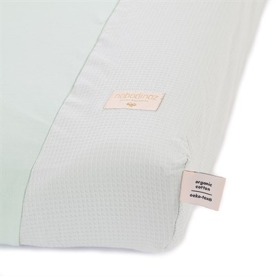 Nobodinoz Alt Değiştirme Minder Kılıfı, Honey Comb Aqua Alt Açma Minderi