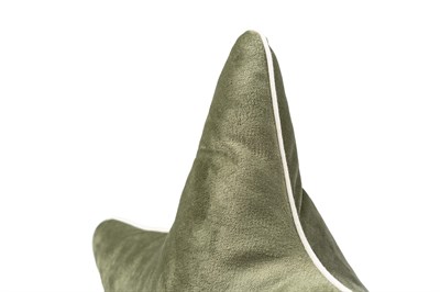 Nobodinoz Aristote Kadife Yıldız  Yastık, Olive Green Yastıklar