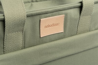 Nobodinoz Baby On the Go Su Geçirmez Anne Sırt Çantası, Olive Green Anne Çantası