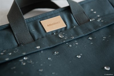 Nobodinoz Baby On the Go Su Geçirmez Anne Sırt Çantası, Carbon Blue Anne Çantası