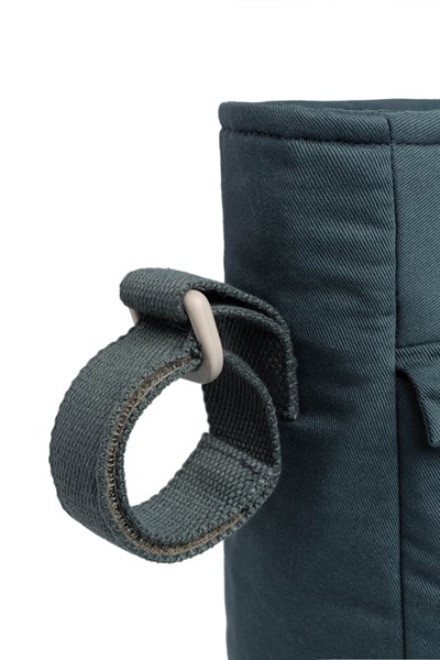 Nobodinoz Baby On the Go Su Geçirmez Anne Sırt Çantası, Carbon Blue Anne Çantası