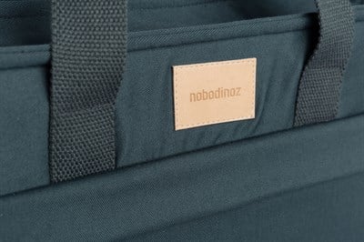 Nobodinoz Baby On the Go Su Geçirmez Anne Sırt Çantası, Carbon Blue Anne Çantası