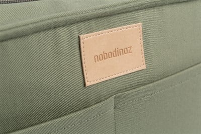 Nobodinoz Baby On the Go Su Geçirmez Bebek Arabası Düzenleyici Çanta, Olive Green Bebek Bakım