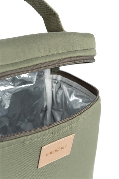 Nobodinoz Baby On the Go Su Geçirmez Beslenme Çantası, Olive Green Çocuk Çantası