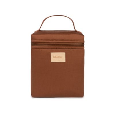 Nobodinoz Baby On the Go Su Geçirmez Beslenme Çantası, Clay Brown Çocuk Çantası