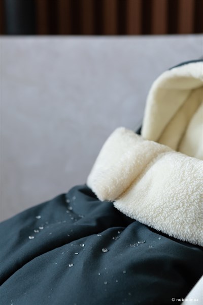 Nobodinoz Baby On the Go Su Geçirmez Footmuff Carbon Blue Bebek Bakım