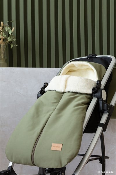 Nobodinoz Baby On the Go Su Geçirmez Footmuff Olive Green Bebek Bakım