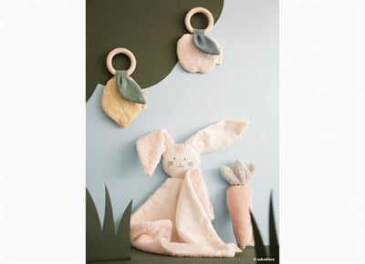 Nobodinoz Bunny Doudou Pembe Uyku Arkadaşı Oyuncak
