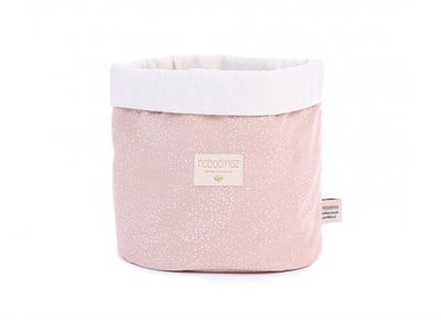 Nobodinoz Büyük Boy Panda Sepet White Bubble / Misty Pink  Koton Sepetler