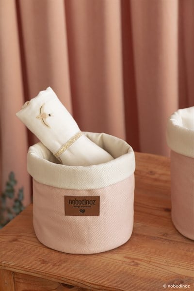 Nobodinoz Küçük Boy Tango Sepet, Bloom Pink Koton Sepetler