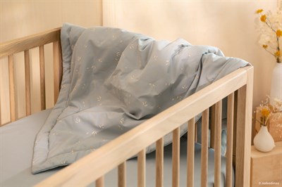 Nobodinoz Laponia Battaniye Willow Soft Blue 140x100cm Battaniyeler