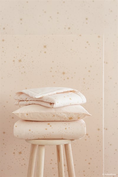 Nobodinoz Laponia Mini Battaniye Gold Stella /Dream Pink Battaniyeler