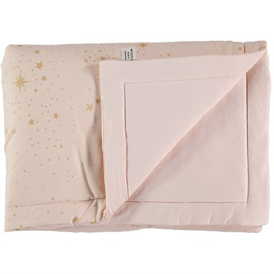 Nobodinoz Laponia Mini Battaniye Gold Stella /Dream Pink Battaniyeler