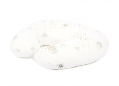 Nobodinoz Sunrise Bebek Emzirme Minderi Aqua Eclipse/White Bebek Bakım