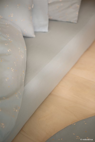 Nobodinoz Tibet Lastikli Çarşaf 90X200, Soft Blue Nevresimler