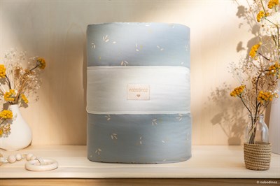 Nobodinoz Yatak Koruyucu,Nest, Willow Soft Blue Nevresimler