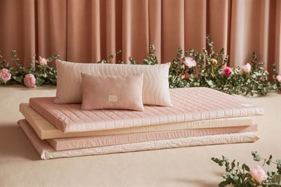 Nobodinoz Zanzibar Yer Minderi  Bloom Pink Puflar Ve Minderler