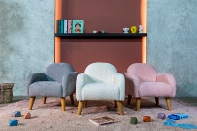 Norde Junior Cozy Koltuk Gri Sandalyeler