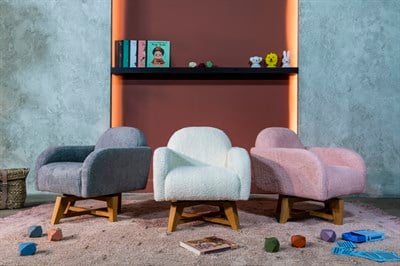 Norde Junior Cozy Koltuk Pembe 360 Derece Sandalyeler