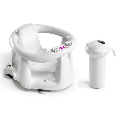 OkBaby Flipper Evol Banyo Oturağı & Splash Bebek Duşu / Beyaz