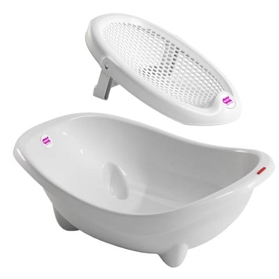 OkBaby Laguna Banyo Küveti & Jelly Küvet Aparatı / Beyaz
