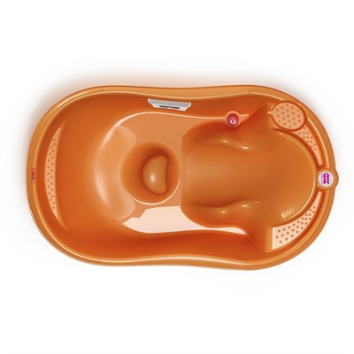 OkBaby Onda Banyo Küveti & Hippo Banyo Siperliği / Turuncu