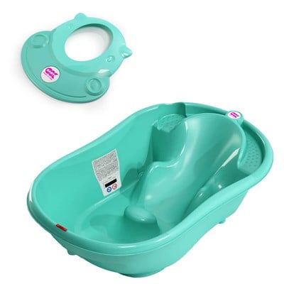 OkBaby Onda Banyo Küveti & Hippo Banyo Siperliği / Turkuaz
